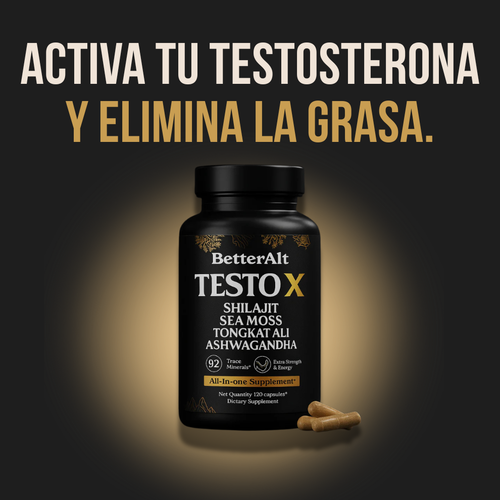 TestoX® Formula Reactivadora  De Testosterona Natural